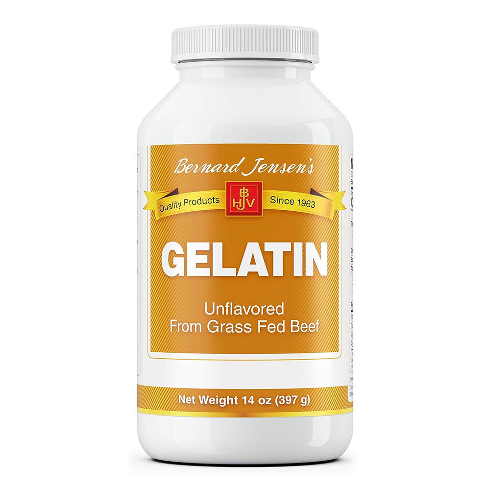 Bernard Jensen 100% Bovine Gelatin Powder, 14 Oz